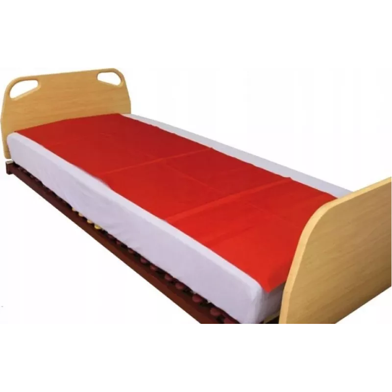 Paciento perkėlimo slydimo diržas TIMAGO TTE6102 — nailonas, 90 cm plotis, 20 m ilgis, raudonas