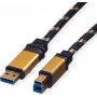 ROLINE Gold - USB laidas - USB B tipo (M) į USB A tipo (M)