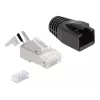 DeLOCK 66903 vielos jungtis RJ-45 juoda metalinė kištukas 25 vnt.