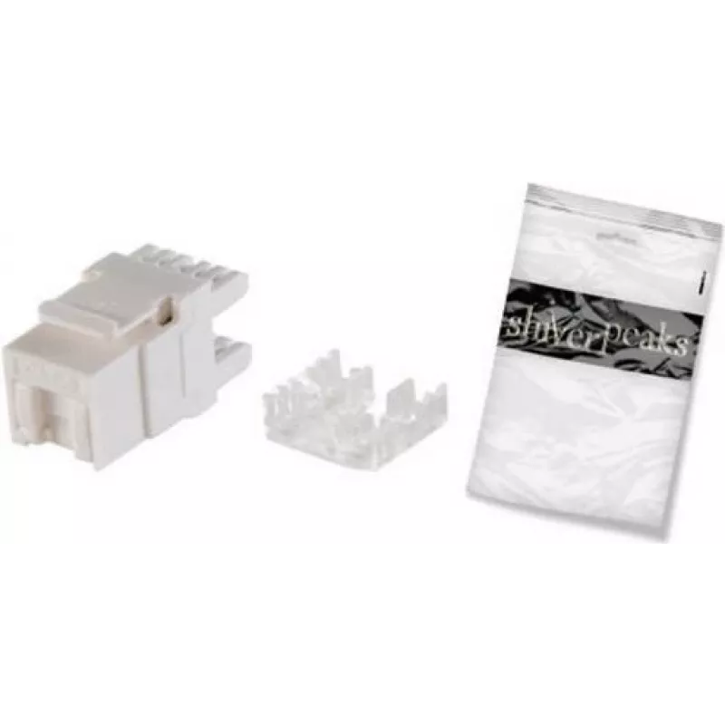 Keystone Module ShiverPeaks BS08-10035 Plokščias Baltas RJ-45