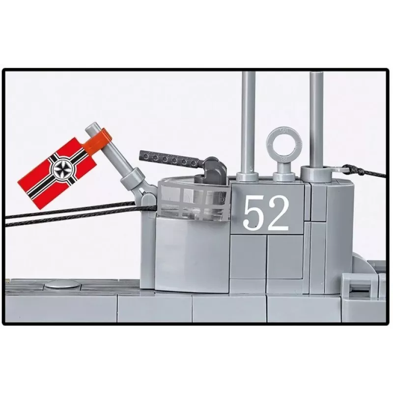 Konstruktorius Cobi U-Boot U-52 — 474 dalių modelio rinkinys