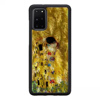 Apsauginis telefono dėklas iKins, skirtas Samsung Galaxy S20+ — juodas