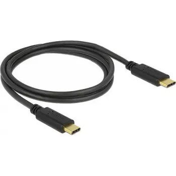 DeLOCK USB laidas USB 2.0 1m USB C Juodas 83323