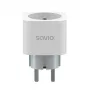 Išmanusis lizdas SAVIO AS-01 16A Wi‑Fi 2.4 GHz, E/F tipo kištukas, 220–240 V, 3680 W, baltas