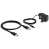 DeLOCK USB šakotuvas 10 Gbps 4 Type-A prievadai 1 greitojo įkrovimo prievadas