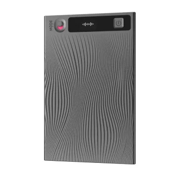 Balso įrašymo įrenginys Mobvoi TicNote pilkas su 16 GB atmintimi, kompaktiškas skaitmeninis diktofonas