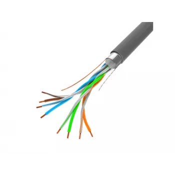Lanberg LCF5-10CC-0305-S tinklo kabelis, pilkas, 305 m, Cat5 F/UTP (FTP)