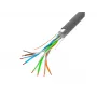Lanberg LCF5-10CC-0305-S tinklo kabelis, pilkas, 305 m, Cat5 F/UTP (FTP)