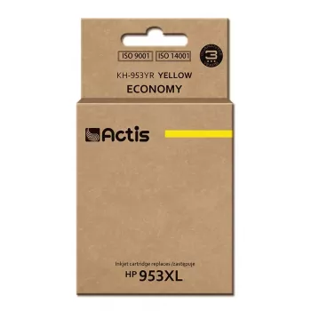 Actis KH-953YR rašalas (pakaitalas HP 953XL F6U18AE; Premium; 25 ml; geltonas)