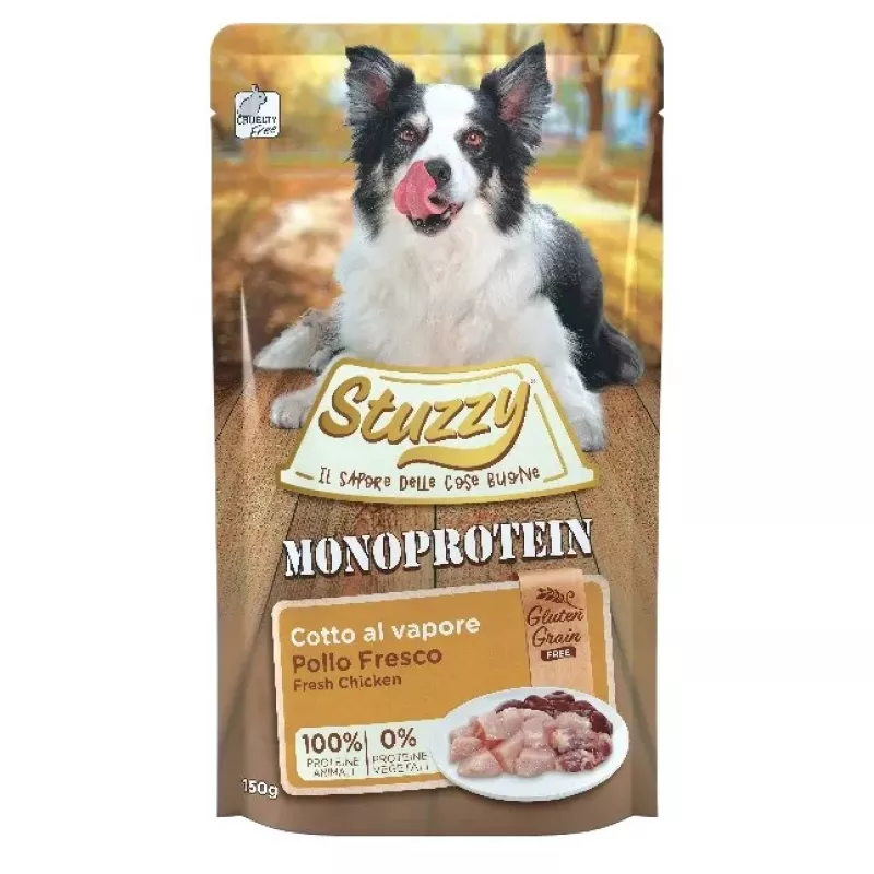 STUZZY Monoprotein Chicken - šlapias šunų ėdalas - 150g