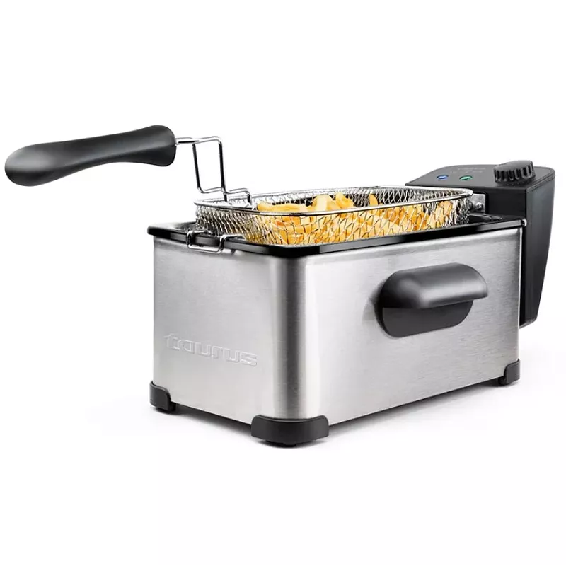 Giliai keptuvė Taurus Fry 3 Single — 3 L talpa, 2000 W, nerūdijantis plienas, reguliuojamas termostatas 150–190 °C