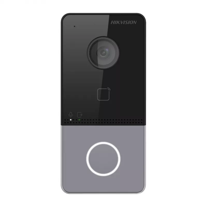 Hikvision DS-KV6113-WPE1(C) vaizdo domofono sistema 2 MP juoda, pilka