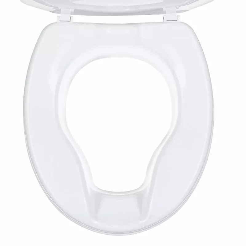 Pakeliamo tualeto sėdynės priedas ActionMed NT15AM — prailginimas, 15 cm aukštis, polipropilenas, užrakinamas, maks. apkrova 180 kg, vidinė anga 210×268 mm, plotis 360 mm