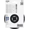 Šlifavimo padėklas Bosch X-LOCK SCM 115 mm Velcro centravimo kaištis 2608601723 kampiniams šlifuokliams