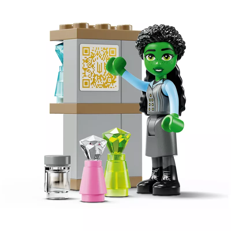 Statybinis žaislas LEGO rinkinys 75681 su Wicked, Glinda, Elphaba, Nessarose ir Shiz universiteto minifigūromis