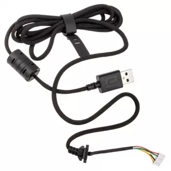 Laidinė žaidimų pelė Endgame Gear XM1 Flex Cord 2.0 — juoda