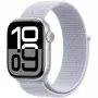 Apple Watch Series 10 aliuminio korpusas GPS + Cellular 42 mm sidabrinis Sport Loop mėlynas debesis