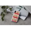 Apsauginis išmaniojo telefono dėklas iKins, skirtas iPhone XR — Short Cake dizainas, baltas