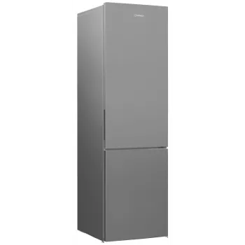 INDESIT Refrigerator | INKS 1401 S4E1 | Energy efficiency class E | Free standing | Combi | Height 202.5 cm | Fridge net capacity 266 L | Freezer net capacity 120 L | 38 dB | Silve