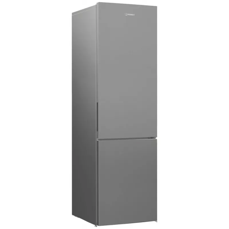 INDESIT Refrigerator | INKS 1401 S4E1 | Energy efficiency class E | Free standing | Combi | Height 202.5 cm | Fridge net capacity 266 L | Freezer net capacity 120 L | 38 dB | Silve