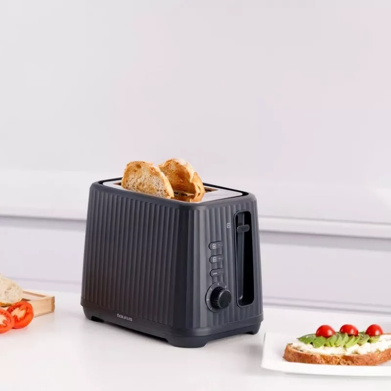 Taurus Jonic Toast skrudintuvas 2 riekelėms 1150 W Juodas