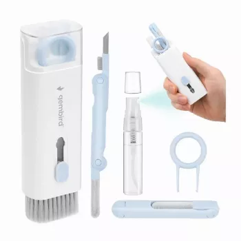 Gembird 7-in-1 Universal Portable Cleaning Kit - White
