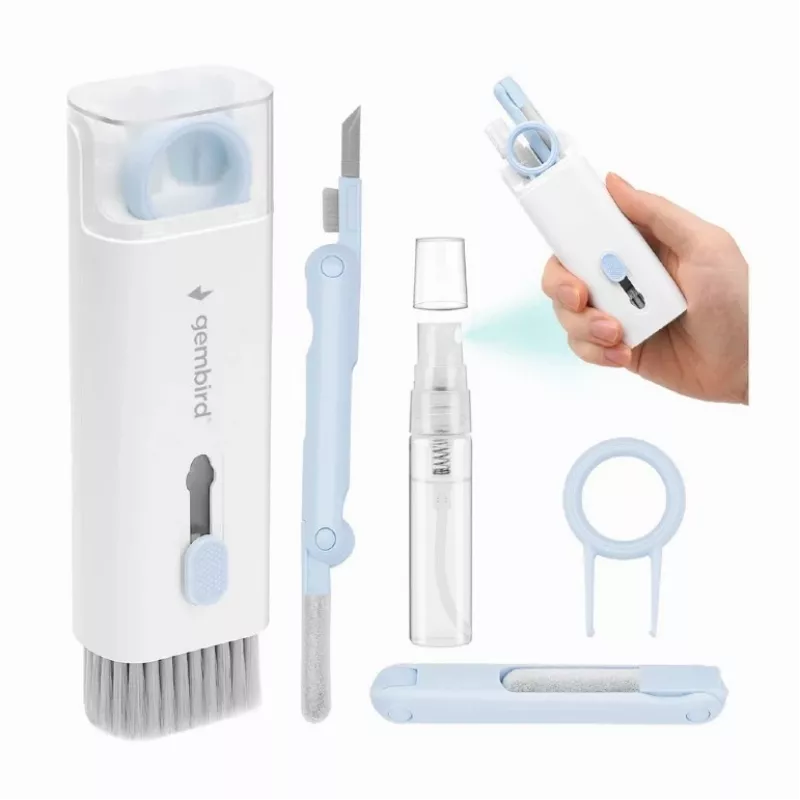 Gembird 7-in-1 Universal Portable Cleaning Kit - White