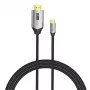 Vention USB-C į HDMI kabelis CRBBH — 2 m, 4K@60Hz, juodas, USB-C į HDMI