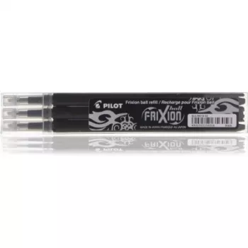 Pilot užpildų rinkinys 3x Frixion juoda (BLS-FR7-B-S3) (BLSFR7BS3)