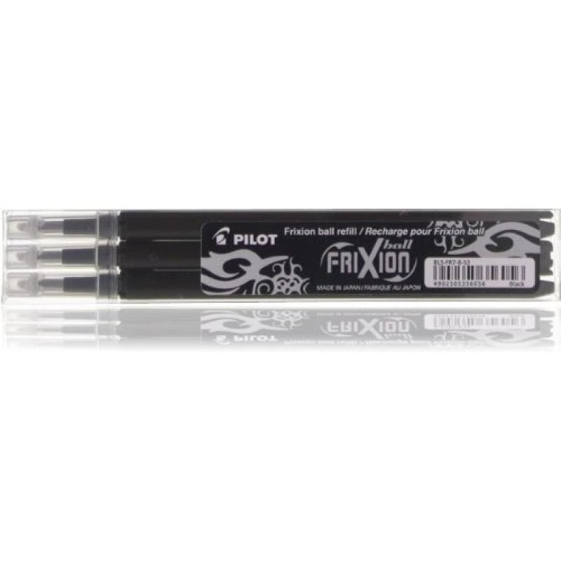 Pilot užpildų rinkinys 3x Frixion juoda (BLS-FR7-B-S3) (BLSFR7BS3)