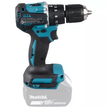 Makita DHP487Z grąžtas 1700 RPM Beraktis 1.4 kg Juoda, Mėlyna