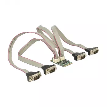 DeLOCK 95244 Mini PCIe nuoseklusis adapteris – 4 x RS-232