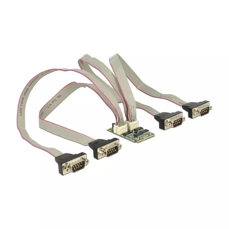 DeLOCK 95244 Mini PCIe nuoseklusis adapteris – 4 x RS-232