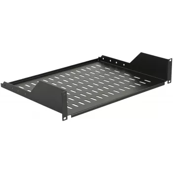 Rack shelf LOGON RAS210BL Juoda 30 kg capacity 19 inch
