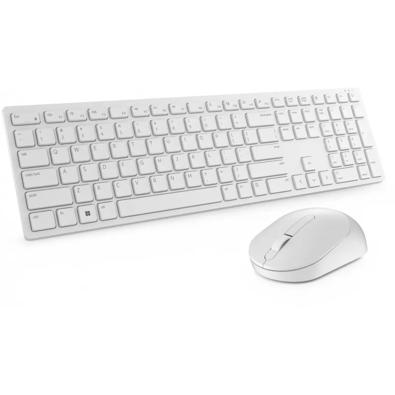 DELL Pro klaviatūra ir pelė - KM5221W - prancūziška (AZERTY) - balta
