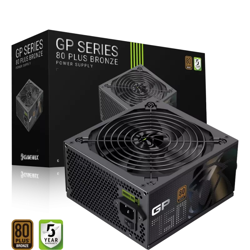 Gamemax maitinimo blokas, 80 PLUS, Bronze | GP 750B | 750 W