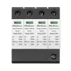 Viršįtampių slopintuvas QOLTEC 52588 AC 4P 420V T2 C — 4 polių kintamosios srovės viršįtampių ribotuvas, 420 V, 2 tipas