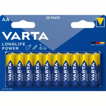 Vienkartinė baterija Varta High Energy AA 20 vnt.