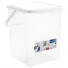 Plastikinis ploviklių indas Rotho Basic 9 L modelis 1770101100RP, baltas, dangtelis, pakabinimo anga