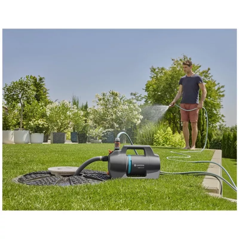 Garden pump 4100 Silent Set tamsiai pilkas turkio 550 vatų modelis 2023