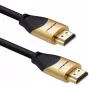 Qoltec 50355 HDMI v2.1 laidas Ultra high speed 8K | 60Hz | 28AWG | GOLD | 2m