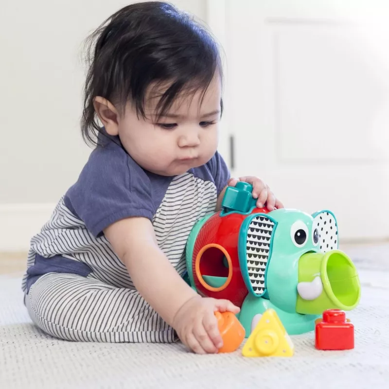 Rūšiavimo dėžutė su kaladėlėmis - Dramblys Infantino