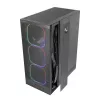 PC korpusas TACENS MARS MC‑NEBULA Midi Tower su grūdintu stiklu, keturiais 120 mm aRGB ventiliatoriais, palaiko ATX, GPU iki 30,2 cm