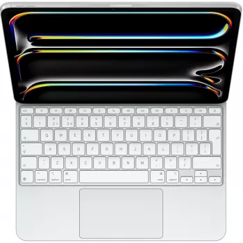 APPLE Magic klaviatūra iPad Pro 13 (M4) - britų anglų k. - balta