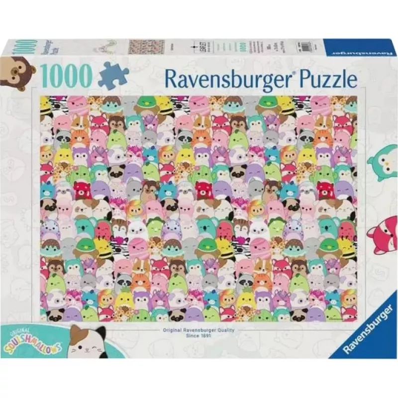 Dėlionė Ravensburger Squishmallows 1000 detalių - Ravensburger 1000 vnt.