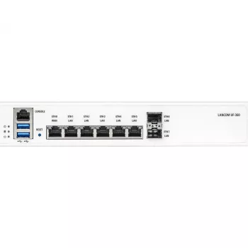 LANCOM R&S Unified Firewall UF-360 - Ugniasienė - 8 prievadai - GigE - 1U - Montuojamas stelaže