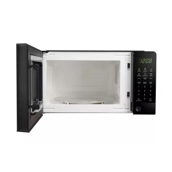Solo mikrobangų krosnelė ESPERANZA EKO009 — 700 W, 20 L, LED ekranas, jutiklinis valdymas, 24,5 cm stiklinis sukamojo stalo padėklas, juoda