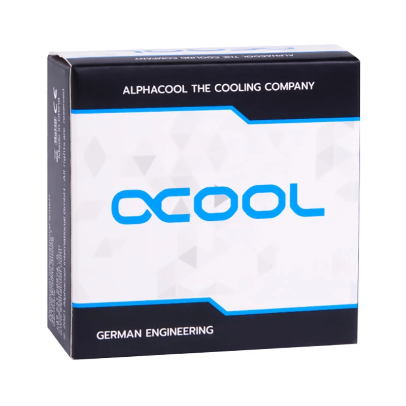 Radiatoriaus laikiklis Alphacool ES D-Plug chromuotas žalvaris 2 cm 44 g