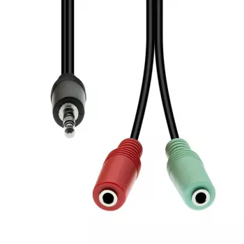 kabelis ProXtend 4-Pin to 2×3-Pin M-F M42XM3F-003, 1 m, juodas