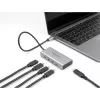 DeLOCK USB šakotuvas 10 Gbps Type-C 4 prievadai PD 85W 30cm laidas